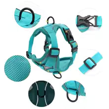 Reflective No-Pull Dog Harness with Control Handle